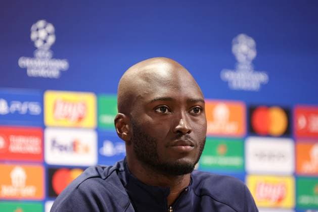 PSG - BARCELONE PHOTOPQR LE PARISIEN Le Parisien Arnaud Journois ; POISSY ; 09 04 2024 ; FOOTBALL , LIGUE DES CHAMPIONS UEFA , QUARTS DE FINALE ALLER , 09 04 2024 PARIS SG - FC BARCELONE ENTRAINEMENT DE VEILLE DE MATCH DU PSG AU CAMPUS PSG A POISSY CONFERENCE DE PRESSE DE DANILO PEREIRA PHOTO LE PARISIEN ARNAUD JOURNOIS Poissy, Paris-subrub, France, april 9th 2024 PSG at press conference, PK, Pressekonferenz a day before its champions league match against Barcelona POISSY 78 France  Copyright: xPHOTOPQR LExPARISIEN MAXPPPxLexParisienx xArnaudxJournoisx 20240409LPA9145 20240409LPA9145
