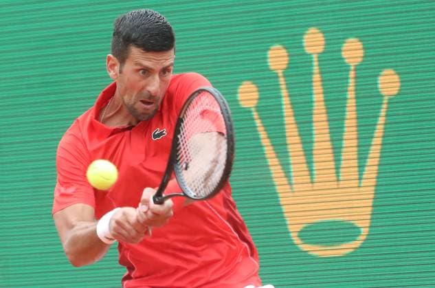 Monte-Carlo Rolex Master Tennis PHOTOPQR NICE MATIN Cyril Dodergny ; Roquebrune-cap-martin ; 09 04 2024 ; Roquebrune-cap-martin le 09 04 2024 - Monte-Carlo Country Club - Monte-Carlo Rolex Master 1000 Tennis - 2eme tour - Le Serbe et numero 1 mondial, Novak DJOKOVIC Roquebrune-cap-martin France  Copyright: xPHOTOPQR NICExMATIN MAXPPPxCyrilxDodergnyx 20240409NIM9289 20240409NIM9289
