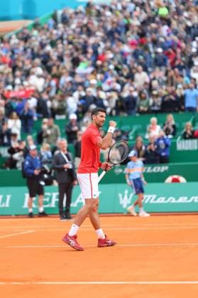 Novak Djokovic (Ser) TENNIS : Rolex Monte Carlo Masters - 09 04 2024 AntoineCouvercelle Panoramic
