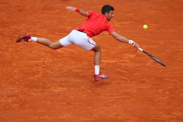 Novak Djokovic (Ser) TENNIS : Rolex Monte Carlo Masters - 09 04 2024 AntoineCouvercelle Panoramic