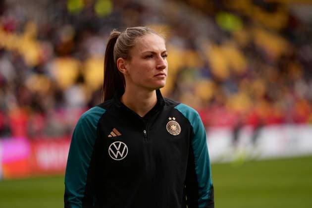 Aachen, Germany, April 9th 2024: Melissa Koessler ( 11 Germany ) during the UEFA Women?s European Qualifiers Match between Germany and Iceland in Aachen, GERMANY. (Julia Kneissl SPP) Copyright: xJuliaxKneisslx xSPPx spp-en-JuKnSp-JK_07674.jpeg