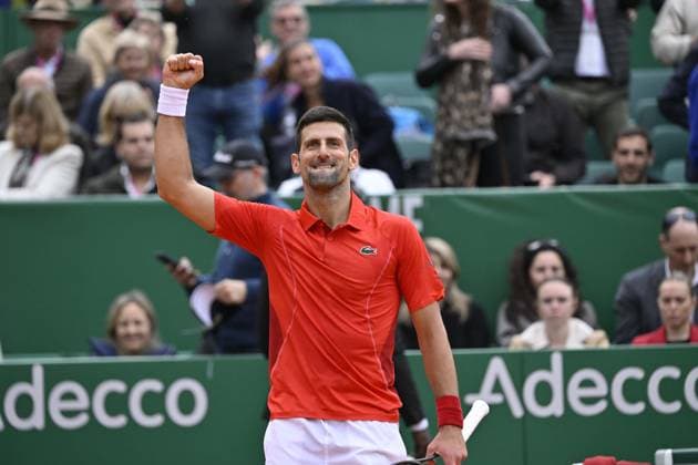 Tennis - Rolex Monte Carlo 2024 - ATP, Tennis Herren - Novak Djokovic - Serbie TENNIS - Rolex Monte Carlo 2024 - MC - 099 04 2024 ChrysleneCaillaud Panoramic 