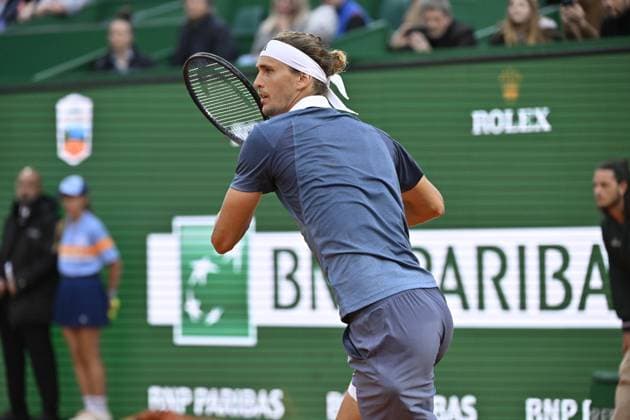Tennis - Rolex Monte Carlo 2024 - ATP, Tennis Herren - Alexander Zverev - Allemagne TENNIS - Rolex Monte Carlo 2024 - MC - 099 04 2024 ChrysleneCaillaud Panoramic 