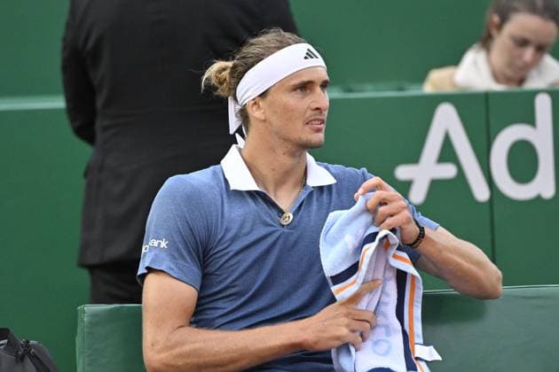 Tennis - Rolex Monte Carlo 2024 - ATP, Tennis Herren - Alexander Zverev - Allemagne TENNIS - Rolex Monte Carlo 2024 - MC - 099 04 2024 ChrysleneCaillaud Panoramic 