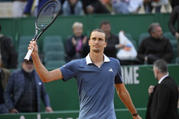 Tennis - Rolex Monte Carlo 2024 - ATP, Tennis Herren - Alexander Zverev - Allemagne TENNIS - Rolex Monte Carlo 2024 - MC - 099 04 2024 ChrysleneCaillaud Panoramic 