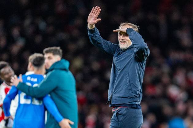 Thomas Tuchel FC Bayern Muenchen, Head Coach FC Arsenal vs FC Bayern Muenchen , Football, UEFA Champions League, Quarter-final, 09 04 2024 FC Arsenal vs FC Bayern Muenchen , Football, UEFA Champions League, Quarter-final, 09 04 2024 London Copyright: xEibner-Pressefoto BahhoxKarax EP_FCB