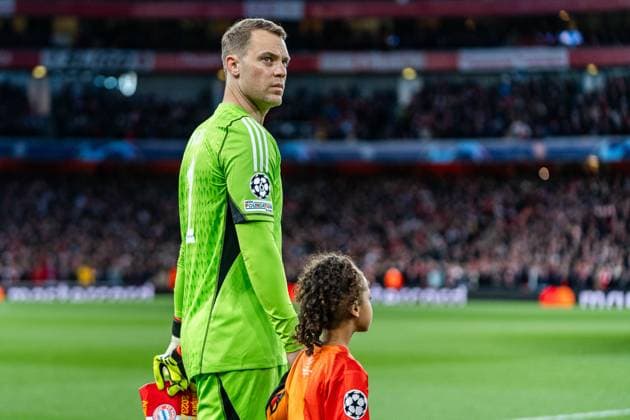 Manuel Neuer FC Bayern Muenchen, 1 FC Arsenal vs FC Bayern Muenchen , Football, UEFA Champions League, Quarter-final, 09 04 2024 FC Arsenal vs FC Bayern Muenchen , Football, UEFA Champions League, Quarter-final, 09 04 2024 London Copyright: xEibner-Pressefoto BahhoxKarax EP_FCB