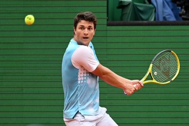 MIOMIR KECMANOVIC, Tennis Rolex Monte-Carlo Masters 2024, azione, action, single shot TENNIS ROLEX MONTE-CARLO MASTERS 2024