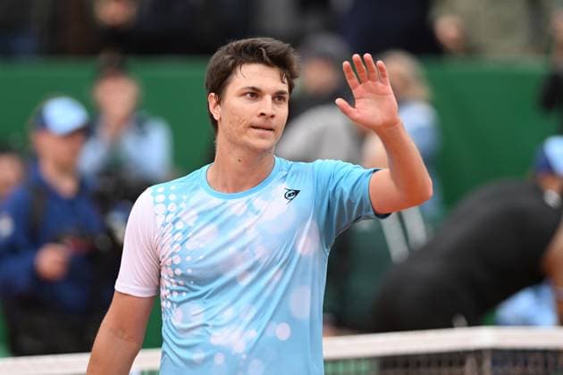 MIOMIR KECMANOVIC, Tennis Rolex Monte-Carlo Masters 2024, azione, action, single shot TENNIS ROLEX MONTE-CARLO MASTERS 2024