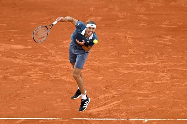 ALEXANDER SASHA ZVEREV, Tennis Rolex Monte-Carlo Masters 2024, azione, action, single shot TENNIS ROLEX MONTE-CARLO MASTERS 2024