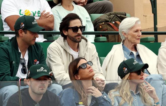 Tennis, ATP tournament in Monte Carlo, Celebrity guests