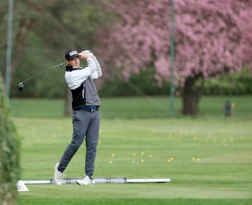 GOLF - Audi Circuit FROHNLEITEN,AUSTRIA,10.APR.24 - GOLF - Audi Circuit, GC Murhof. Image shows Gal Patrik Stim (SLO).  GEPAxpictures xHansxOberlaender