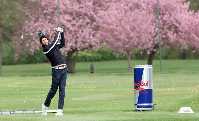 GOLF - Audi Circuit FROHNLEITEN,AUSTRIA,10.APR.24 - GOLF - Audi Circuit, GC Murhof. Image shows David Ennsmann (AUT).  GEPAxpictures xHansxOberlaender