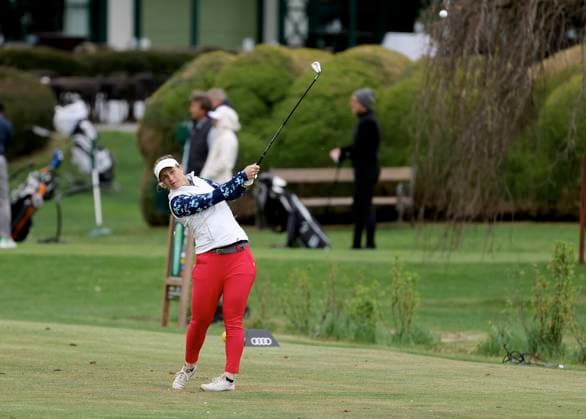 GOLF - Audi Circuit FROHNLEITEN,AUSTRIA,10.APR.24 - GOLF - Audi Circuit, GC Murhof. Image shows Michaela Kirchgasser (AUT).  GEPAxpictures xHansxOberlaender