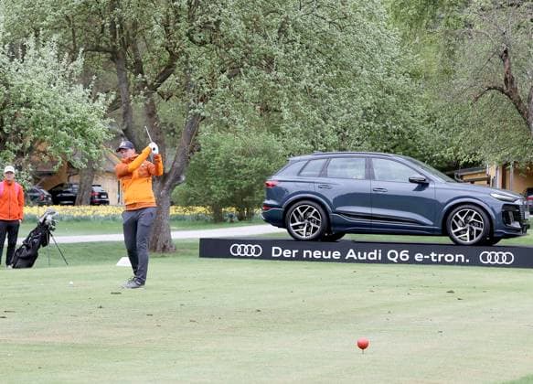 GOLF - Audi Circuit FROHNLEITEN,AUSTRIA,10.APR.24 - GOLF - Audi Circuit, GC Murhof. Image shows Thomas Morgenstern (AUT).  GEPAxpictures xHansxOberlaender