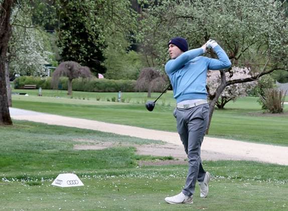 GOLF - Audi Circuit FROHNLEITEN,AUSTRIA,10.APR.24 - GOLF - Audi Circuit, GC Murhof. Image shows Paul Schebesta (AUT).  GEPAxpictures xHansxOberlaender