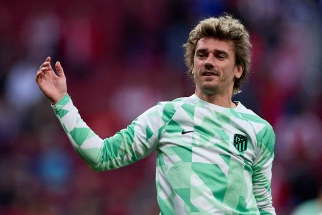 Antoine Griezmann of Atletico de Madrid warming up during the UEFA Champions League 2023 24 quarter-finals match between Atletico de Madrid and Borussia Dortmund at Stadium Civitas Metropolitano on April 10, 2024 in Madrid, Spain. FOOTBALL : Atletico Madrid vs Borussia Dormund - UEFA Ligue des Champions - 1 4 Quart - 10 04 2024 LGM Panoramic 