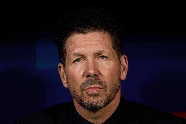 Diego Simeone during the UEFA Champions League 2023 24 quarter-finals match between Atletico de Madrid and Borussia Dortmund at Stadium Civitas Metropolitano on April 10, 2024 in Madrid, Spain. FOOTBALL : Atletico Madrid vs Borussia Dormund - UEFA Ligue des Champions - 1 4 Quart - 10 04 2024 LGM Panoramic 
