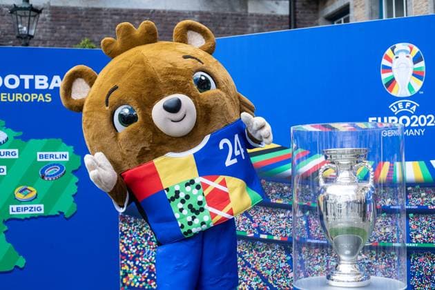 Football, EURO 2024, Trophy Tour in Düsseldorf