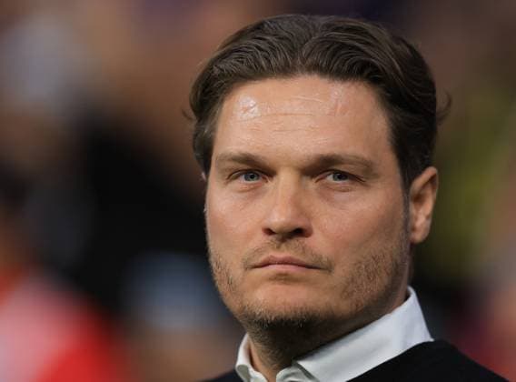 Madrid, Spain, 10th April 2024. Edin Terzic, manager of Borussia Dortmund during the UEFA Champions League match at Wanda Metropolitano, Madrid. Picture credit should read: Paul Terry Sportimage EDITORIAL USE ONLY. No use with unauthorised audio, video, data, fixture lists, club league logos or live services. Online in-match use limited to 120 images, no video emulation. No use in betting, games or single club league player publications. SPI-3067-0025