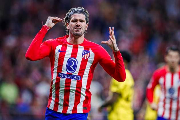 April 10, 2024, Bilbao, Espagne: Rodrigo De Paul of Atletico de Madrid celebrates his goal during the Champions League match between Atletico de Madrid and B. Dortmund at Civitas Metropolitano Stadium on April 10, 2024 in Madrid, Spain. Bilbao Espagne - ZUMAd159 20240410_zia_d159_020 Copyright: xM.xGraciaxJimenezx