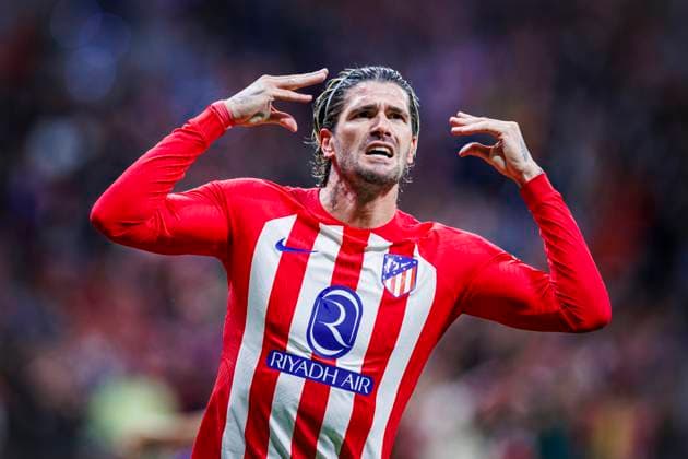 April 10, 2024, Bilbao, Espagne: Rodrigo De Paul of Atletico de Madrid celebrates his goal during the Champions League match between Atletico de Madrid and B. Dortmund at Civitas Metropolitano Stadium on April 10, 2024 in Madrid, Spain. Bilbao Espagne - ZUMAd159 20240410_zia_d159_021 Copyright: xM.xGraciaxJimenezx