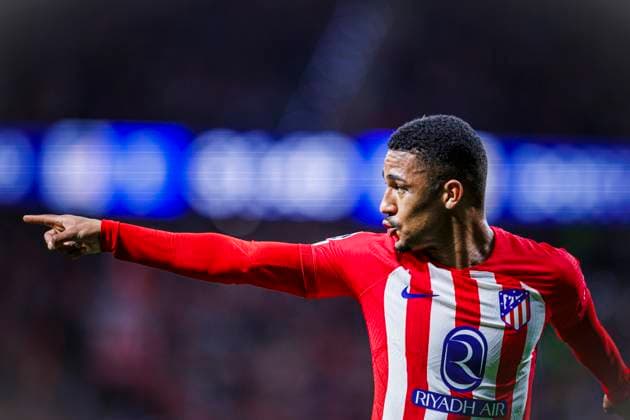 April 10, 2024, Bilbao, Espagne: Samuel Lino of Atletico de Madrid celebrates his goal during the Champions League match between Atletico de Madrid and B. Dortmund at Civitas Metropolitano Stadium on April 10, 2024 in Madrid, Spain. Bilbao Espagne - ZUMAd159 20240410_zia_d159_038 Copyright: xM.xGraciaxJimenezx