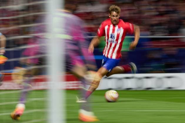 Marcos Llorente of Atletico de Madrid in action during the UEFA Champions League 2023 24 quarter-finals match between Atletico de Madrid and Borussia Dortmund at Stadium Civitas Metropolitano on April 10, 2024 in Madrid, Spain. FOOTBALL : Atletico Madrid vs Borussia Dormund - UEFA Ligue des Champions - 1 4 Quart - 10 04 2024 LGM Panoramic 
