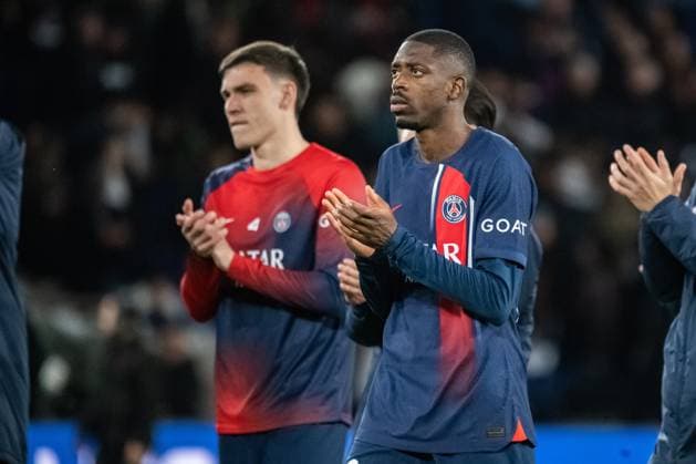 Ousmane DembÃ lÃ (Paris SG) FOOTBALL : Paris SG x FC Barcelone - Ligue des Champions - Quart de Finale - 10 04 2024 BaptisteAutissier Panoramic 