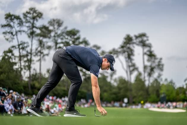 240410 Viktor Hovland of Norway during the Par Three Contest prior to the 2024 Masters Golf Tournament on April 10, 2024 in Augusta Photo Petter Arvidson BILDBYRAN kod PA PA0791 bbeng golf masters the masters Augusta us masters  Copyright: PETTERxARVIDSON BB240410PA059