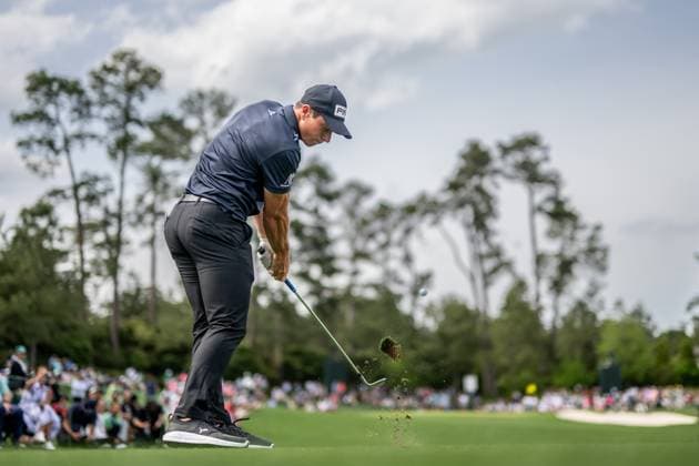240410 Viktor Hovland of Norway during the Par Three Contest prior to the 2024 Masters Golf Tournament on April 10, 2024 in Augusta Photo Petter Arvidson BILDBYRAN kod PA PA0791 bbeng golf masters the masters Augusta us masters  Copyright: PETTERxARVIDSON BB240410PA062