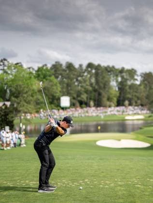 240410 Viktor Hovland of Norway during the Par Three Contest prior to the 2024 Masters Golf Tournament on April 10, 2024 in Augusta Photo Petter Arvidson BILDBYRAN kod PA PA0791 bbeng golf masters the masters Augusta us masters  Copyright: PETTERxARVIDSON BB240410PA063