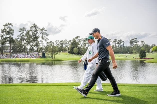 240410 Viktor Hovland of Norway during the Par Three Contest prior to the 2024 Masters Golf Tournament on April 10, 2024 in Augusta Photo Petter Arvidson BILDBYRAN kod PA PA0791 bbeng golf masters the masters Augusta us masters  Copyright: PETTERxARVIDSON BB240410PA066