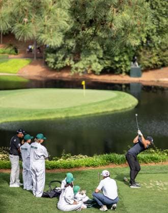 240410 Viktor Hovland of Norway during the Par Three Contest prior to the 2024 Masters Golf Tournament on April 10, 2024 in Augusta Photo Petter Arvidson BILDBYRAN kod PA PA0791 bbeng golf masters the masters Augusta us masters  Copyright: PETTERxARVIDSON BB240410PA086