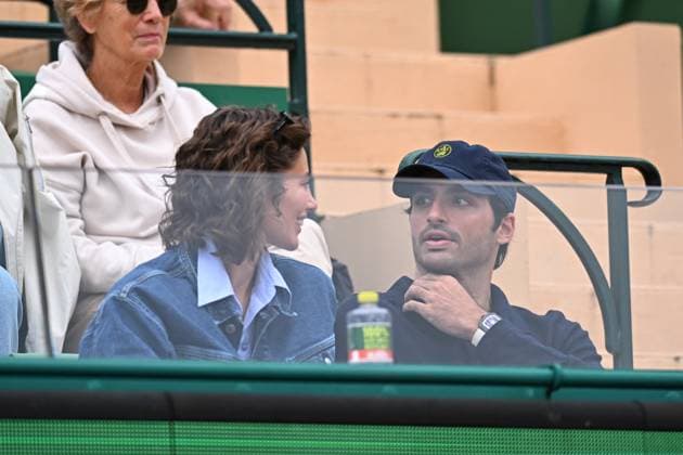 Monaco Rolex Masters F 1 driver Carlos Sainz at the Monaco Rolex Masters in Monte Carlo, on April, 10, 2024. Photo by Corinne Dubreuil ABACAPRESS.COM MONACO Monaco  Copyright: xDubreuilxCorinne ABACAx