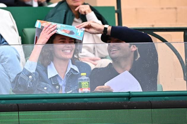 Monaco Rolex Masters F 1 driver Carlos Sainz at the Monaco Rolex Masters in Monte Carlo, on April, 10, 2024. Photo by Corinne Dubreuil ABACAPRESS.COM MONACO Monaco  Copyright: xDubreuilxCorinne ABACAx