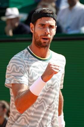 Karen Khachanov (Russie) TENNIS : Monaco Rolex Master 1000 - 8eme de finale - Monaco - 11 04 2024 NorbertScanella Panoramic