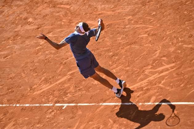 Tennis - Rolex Monte Carlo 2024 - ATP, Tennis Herren - Alexander Zverev - Allemagne TENNIS - Rolex Monte Carlo 2024 - MC - 11 04 2024 ChrysleneCaillaud Panoramic 