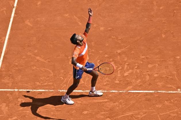 Tennis - Rolex Monte Carlo 2024 - ATP, Tennis Herren - Nagal - Inde TENNIS - Rolex Monte Carlo 2024 - MC - 11 04 2024 ChrysleneCaillaud Panoramic 