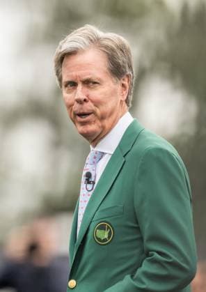 240411 Fred Ridley, Chairman of Augusta National Golf Club in the Honorary Starters ceremony during the first round of the 2024 Masters Golf Tournament on April 11, 2024 in Augusta Photo Petter Arvidson BILDBYRAN kod PA PA0792 bbeng golf masters the masters Augusta us masters  Copyright: PETTERxARVIDSON BB240411PA040