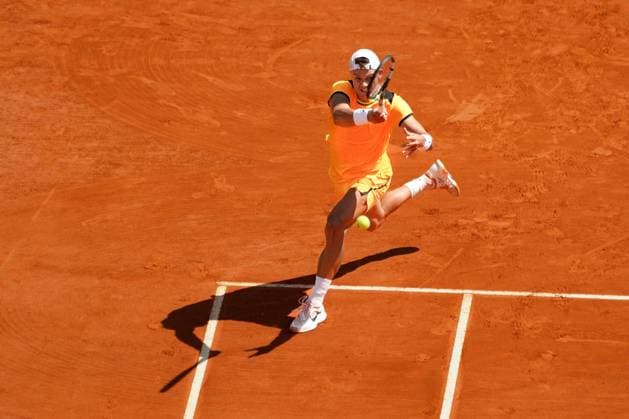 Holger Rune (Danemark) TENNIS : Monaco Rolex Master 1000 - 8eme de finale - Monaco - 11 04 2024 NorbertScanella Panoramic 
