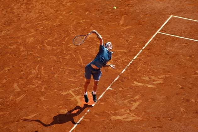 Alexander Zverev (Allemagne) TENNIS : Monaco Rolex Master 1000 - 8eme de finale - Monaco - 11 04 2024 NorbertScanella Panoramic 