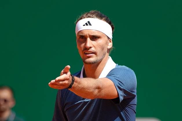 Alexander Zverev (Allemagne) TENNIS : Monaco Rolex Master 1000 - 8eme de finale - Monaco - 11 04 2024 NorbertScanella Panoramic 