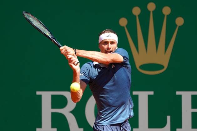 Alexander Zverev (Allemagne) TENNIS : Monaco Rolex Master 1000 - 8eme de finale - Monaco - 11 04 2024 NorbertScanella Panoramic 