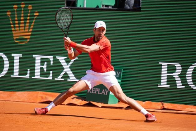 Rolex Monte Carlo Masters Day Five MONTE CARLO, MONACO APRIL 11 Novak Djokovic of Serbia in action against Lorenzo Musetti of Italy during their third round match on day six of the Rolex Monte Carlo Masters at Monte Carlo Country Club on April 11, 2024 in Monte Carlo, Monaco Photo by Andy Astfalck Copyright: xBEAUTIFULxSPORTS Astfalckx