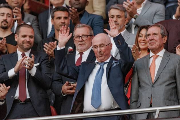 Fußball, EL, Benfica Lissabon - Olympique Marseille Sven-Goran Eriksson during UEFA Europa League game between SL Benfica and Olympique de Marseille at Estadio Da Luz, Lisbon, Portugal. (Maciej Rogowski) Lisbon Estadio Da Luz Portugal Copyright: xMaciejxRogowskix slbom