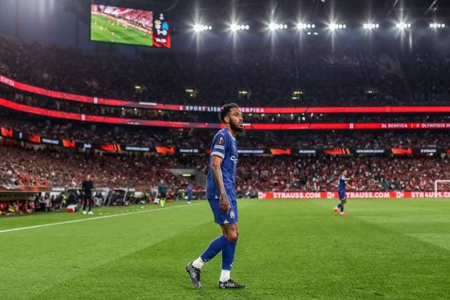 Lisbon Portugal, April 11th 2024: Aubameyang (10 Olympique de Marseille) in action during the UEFA Europa League game between SL Benfica vs Olympique de Marseille at Estadio da Luz, Lisbon, Portugal (Joao Bravo SPP) Copyright: xJoaoxBravoxx xSPPx spp-en-JoBr-JBF-9250