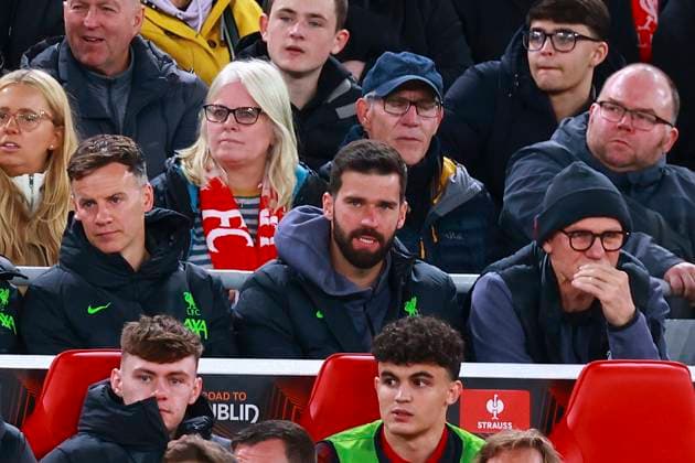 Alisson Becker (Liverpool) , UEFA Europa League 2023 2024 - Quarter-finals First Leg, Liverpool FC vs Atalanta, Anfield, April 11, 2024, Liverpool, United Kingdom.