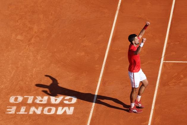 Novak Djokovic (Ser) TENNIS : Rolex Monte Carlo Masters - 11 04 2024 AntoineCouvercelle Panoramic 