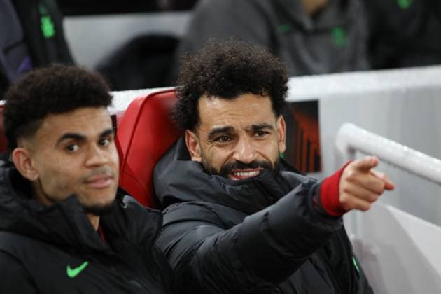 Liverpool, England, April 11th 2024: Mohamed Salah (11 Liverpool) during the UEFA Europa League game between Liverpool and Atalanta at Anfield in Liverpool, England (Alexander Canillas SPP) Copyright: xAlexanderxCanillasx xSPPx spp-en-AlCaSp-0V1A9725